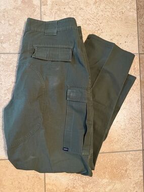 5.11 Tactical Olive Cargo Pants - Utility Straight Fit